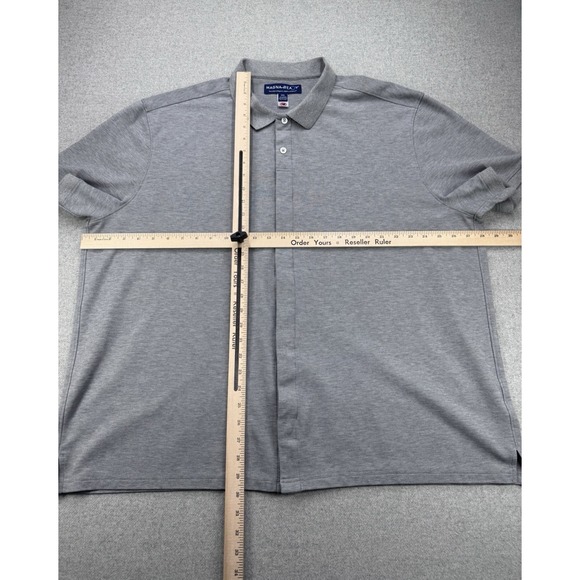Magna Ready Shirt Mens XXL Gray Faux Polo Magnetic Buttons Adaptive Apparel - Picture 8 of 12